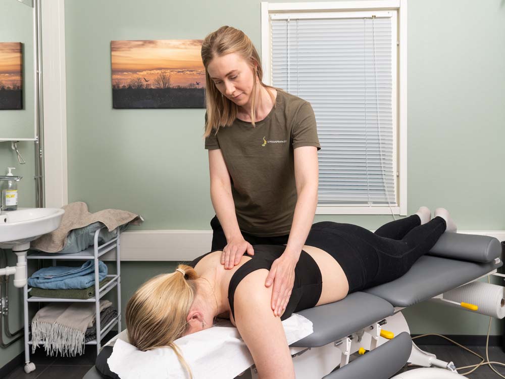 Hierontaa lihasjännityksiin